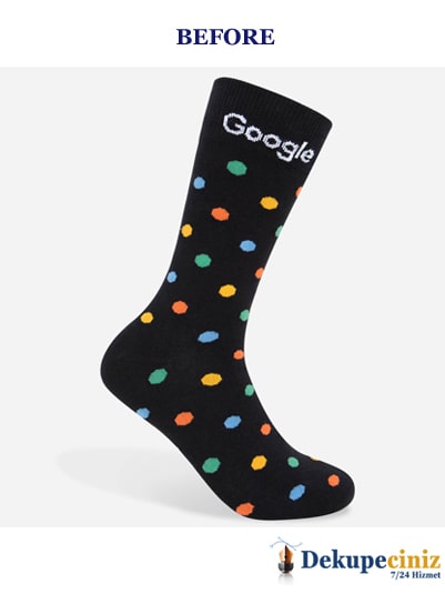 Çorap Arka Plan Temizleme Dekupe Hizmeti