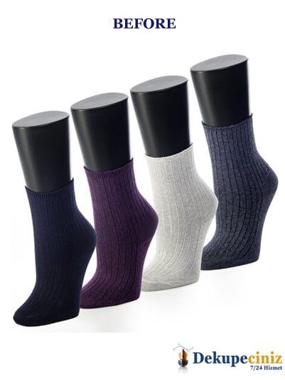 Çorap Arka Plan Temizleme Dekupe Hizmeti