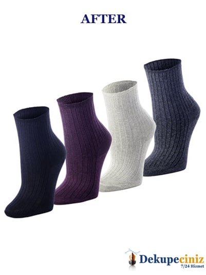 Çorap Arka Plan Temizleme Dekupe Hizmeti