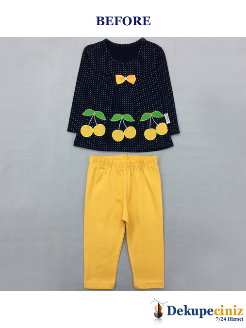 Tekstil Kıyafet Tişört Arka Plan Temizleme Dekupe Hizmeti