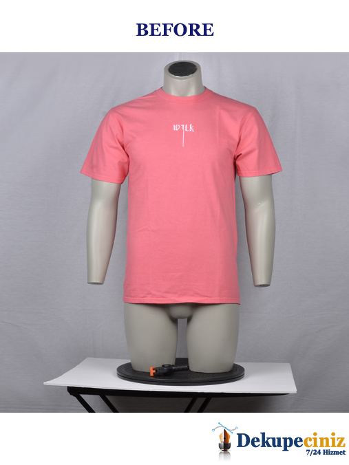 Tekstil Kıyafet Tişört Arka Plan Temizleme Dekupe Hizmeti